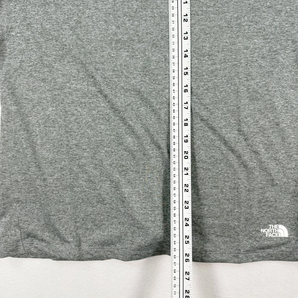 The North Face Women Breeze Flashdry Shirt Size XL Grey Heather Short Sleeve NEW - Picture 6 of 9